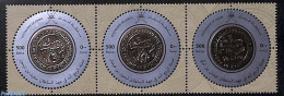 Oman 2023 Omani Coins 3v [::], Mint NH, Various - Money On Stamps - Münzen