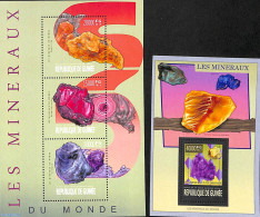 Guinea, Republic 2013 Minerals 2 S/s, Mint NH, History - Geology - Otros & Sin Clasificación