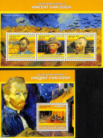 Guinea, Republic 2013 Vincent Van Gogh 2 S/s, Mint NH, Art - Modern Art (1850-present) - Paintings - Vincent Van Gogh - Otros & Sin Clasificación