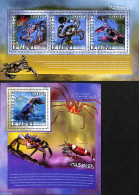 Guinea, Republic 2014 Crabs 2 S/s, Mint NH, Nature - Crabs And Lobsters - Other & Unclassified