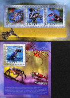 Guinea, Republic 2014 Crabs 2 S/s, Mint NH, Nature - Crabs And Lobsters - Altri & Non Classificati