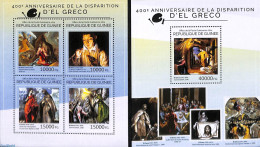 Guinea, Republic 2014 El Greco 2 S/s, Mint NH, Art - Paintings - Andere & Zonder Classificatie