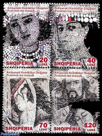 Albania 2022 Mosaics 4v [+], Mint NH, Art - Mosaics - Albanië