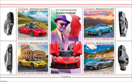 Guinea, Republic 2023 Enzo Ferrari, Mint NH, Transport - Automobiles - Ferrari - Auto's