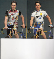 CARTE 21/15 Cm - 2 Photos De Lemond - Cyclisme