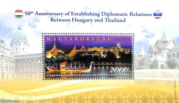 Hungary 2023 Diplomatic Relations With Thailand S/s, Mint NH, Transport - Various - Ships And Boats - Joint Issues - Nuevos