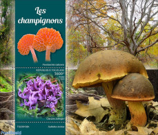 Togo 2023 Mushrooms, Mint NH, Nature - Mushrooms - Pilze
