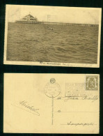 Blankenberge Pier Briefstempel 1938 Blankenberge Htje - Blankenberge