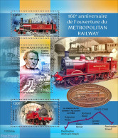 Togo 2023 Metropolitan Railway, Mint NH, Transport - Railways - Trenes