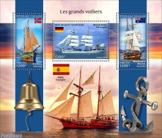 Togo 2023 Tall Ships , Mint NH, Transport - Ships And Boats - Bateaux