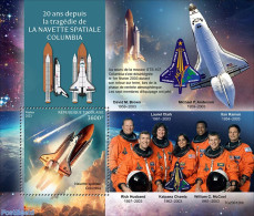 Togo 2023 Space Shuttle Columbia, Mint NH, Transport - Space Exploration - Togo (1960-...)