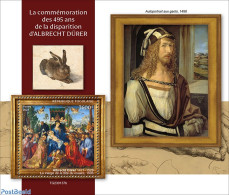 Togo 2023 Albrecht Dürer, Mint NH, Nature - Rabbits / Hares - Art - Dürer, Albrecht - Paintings - Togo (1960-...)