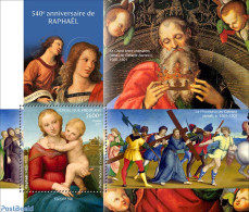 Togo 2023 Raphaël, Mint NH, Religion - Christmas - Art - Paintings - Raphael - Weihnachten