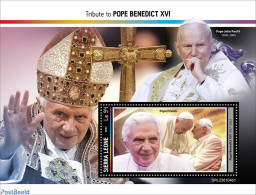 Sierra Leone 2023 Pope Benedict XVI, Mint NH, Religion - Pope - Papes