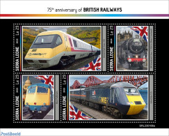 Sierra Leone 2023 British Railways, Mint NH, Transport - Railways - Treinen