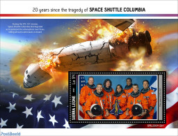 Sierra Leone 2023 Space Shuttle Columbia, Mint NH, Transport - Space Exploration - Autres & Non Classés