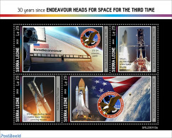 Sierra Leone 2023 Endeavour, Mint NH, Transport - Space Exploration - Otros & Sin Clasificación