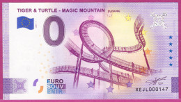 0-Euro XEJL 2021-1 TIGER & TURTLE - MAGIC MOUNTAIN - DUISBURG - Private Proofs / Unofficial