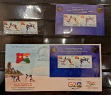 India 2023 India – Vietnam Joint Issue Collection: 2v SET + Miniature Sheet + First Day Cover As Per Scan - Ongebruikt