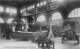 BOURGES - Exposition Automobile Agricole De Bourges - Stand De La Maison Renault Frères, Aubard, Représentant  à Bourges - Bourges