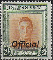 1947 New Zealand 2s. George VI Official MNH SG N. O158a - Sonstige & Ohne Zuordnung