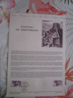 Document Officiel Chateau De Montsegur15/9/84 - Documents De La Poste