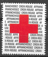 FRANCE CROIX ROUGE AFFRENCHISSEZ VIGNETTE Reklamemarke    RED CROSS - Vignetten (Erinnophilie)