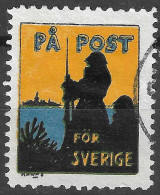 SWEDEN - 1939-45 Vignette Pour Les Militaires " På Post För Sverige " (En Poste Pour La Suède) VIGNETTE Reklamemarke    - Erinnofilie