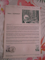Document Officiel Max Dormoy 22/9/84 - Documents Of Postal Services