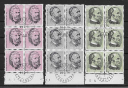 Schweiz 1974 UPU Mi.Nr. 1024/26 Kpl. 6er Blocksatz Gestempelt - Used Stamps
