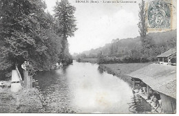 27 - EURE -  BROGLIE - LAVANDIERES LAVEUSES  - Lavoir Animé Sur La Charentonne - Sonstige & Ohne Zuordnung