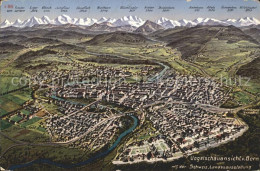 11773907 Bern BE Aus Der Vogelschau Mit Schweizer Landesausstellung Alpenpanoram - Sonstige & Ohne Zuordnung