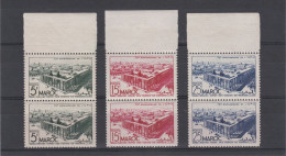 Maroc Colonie Française 75e Anniversaire De L"U.P.U  N° Y&T 285 - 286 - 287 Neufs Sans Charniere - Nuevos