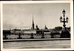CPA Leningrad Sankt Petersburg Russland, Petropawlowskaja Krepost, Brücke - Russie