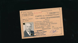 Carte Du Combattant Et Victimes De La Guerre  Raymond Cordouan - 1939-45