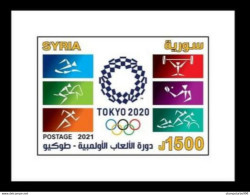 Syrie, Syrien , Syria, 2021 Olympic Tokyo Games, Block, Luxe, Sans Charniere ,xx ,MNH ** - Syrië