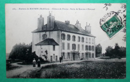 N°137 SEMEUSE CARTE POSTALE MAURON CHATEAU MORBIHAN BOITE RURALE A NEANT SUR YVEL POUR PLEGUIEN COTES DU NORD 1910 - 1877-1920: Periodo Semi Moderno