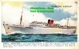 R422497 Stirling Castle. R. M. M. V. Union Castle Mail Steamship. Built 1936 By - Wereld