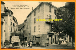 Annot - La Place Et La Basse Rue - Carriole De Livraisons - Other & Unclassified