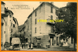 Annot - La Place Et La Basse Rue - Carriole De Livraisons - Andere & Zonder Classificatie