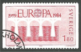 EU84-93a EUROPA CEPT 1984 Suède Pont Bridge Brücke Puente Brug Ponte - 1984