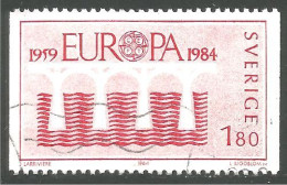 EU84-93d EUROPA CEPT 1984 Suède Pont Bridge Brücke Puente Brug Ponte - Usati