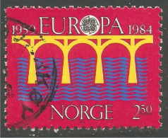 EU84-91b EUROPA CEPT 1984 Norway Pont Bridge Brücke Puente Brug Ponte - Ponts