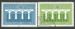 EU84-82b EUROPA CEPT 1984 Pays-Bas Pont Bridge Brücke Puente Brug Ponte - 1984