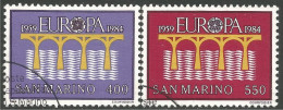 EU84-81 EUROPA CEPT 1984 San Marino Pont Bridge Brücke Puente Brug Ponte - 1984