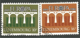 EU84-80 EUROPA CEPT 1984 Luxembourg Pont Bridge Brücke Puente Brug Ponte - 1984