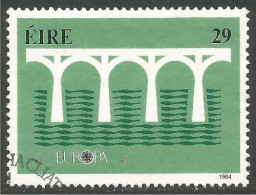 EU84-74a EUROPA CEPT 1984 Irlande Pont Bridge Brücke Puente Brug Ponte - 1984