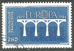 EU84-65a EUROPA CEPT 1984 France Pont Bridge Brücke Puente Brug Ponte - 1984