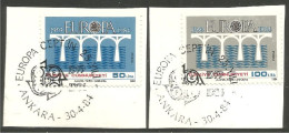 EU84-54a EUROPA CEPT 1984 Turkey Pont Bridge Brücke Puente Brug Ponte FD PJ - 1984