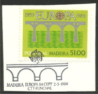 EU84-52b EUROPA CEPT 1984 Madère Pont Bridge Brücke Puente Brug Ponte FD PJ - Bruggen